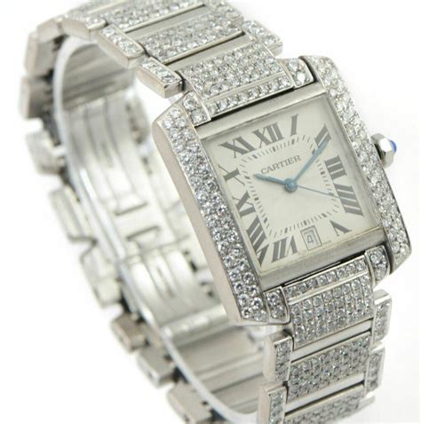 cartier french tank ladies|cartier tank francaise with diamonds.